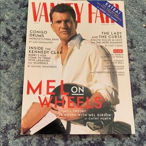 1997 Vanity Fair featuring Mel Gibson, Kennedy family and news